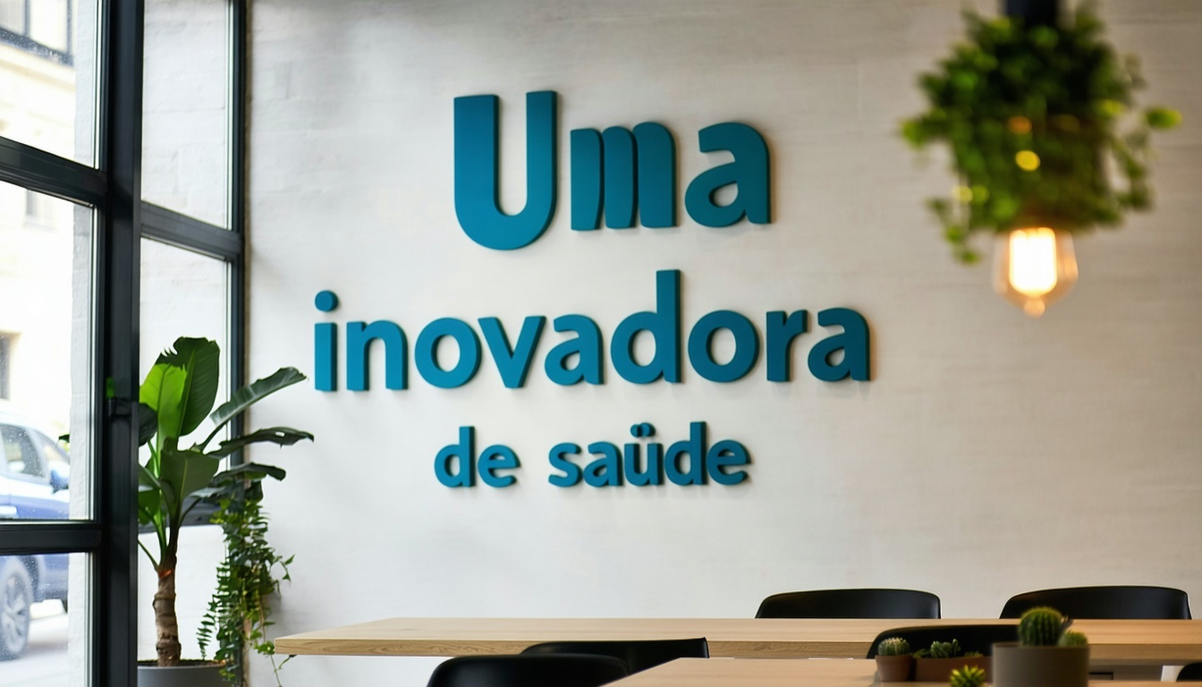 Logo de uma empresa inovadora de saúde